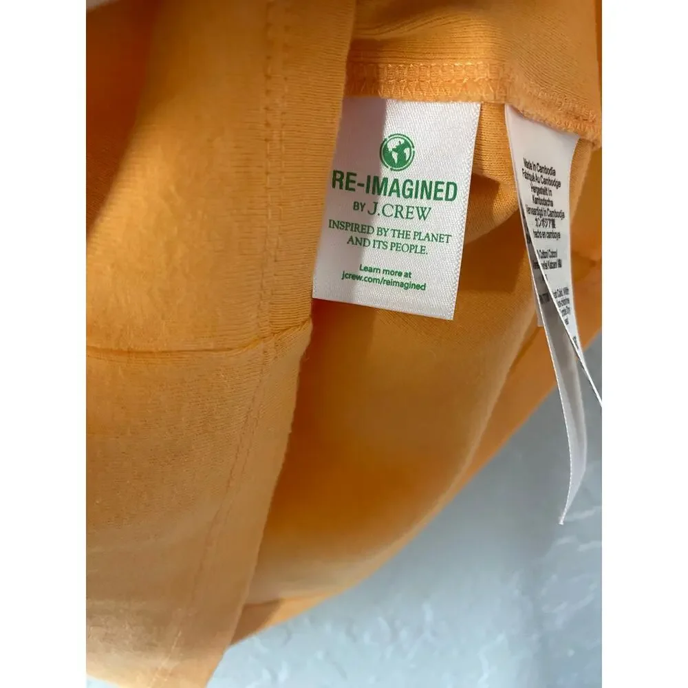 J. CREW perfect fit Short Sleeve Tshirt Melon Sz S